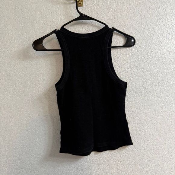 Good American Thermal Tank Top in Black Size 3 (Large) - Picture 2 of 4
